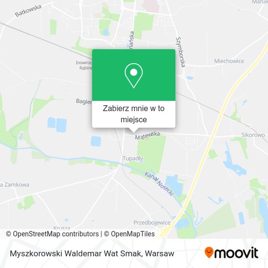 Mapa Myszkorowski Waldemar Wat Smak