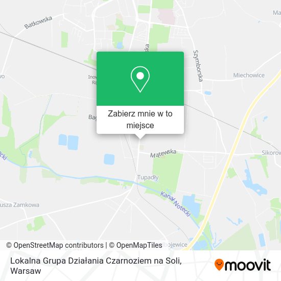 Mapa Lokalna Grupa Działania Czarnoziem na Soli