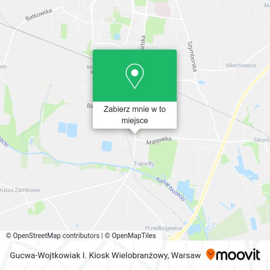 Mapa Gucwa-Wojtkowiak I. Kiosk Wielobranżowy