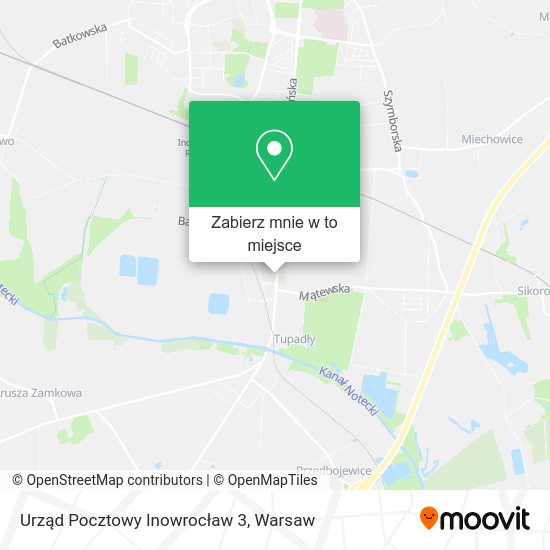 Mapa Urząd Pocztowy Inowrocław 3