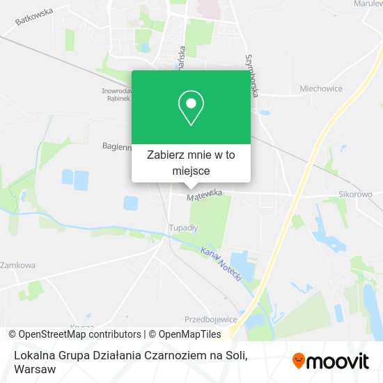 Mapa Lokalna Grupa Działania Czarnoziem na Soli