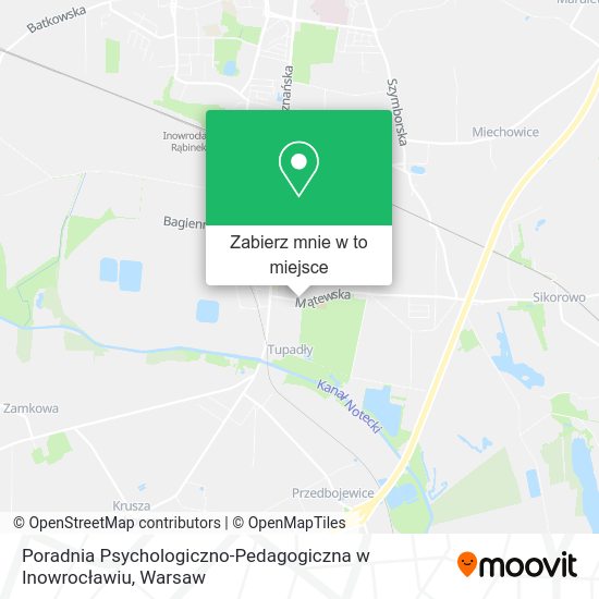 Mapa Poradnia Psychologiczno-Pedagogiczna w Inowrocławiu