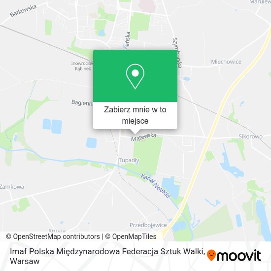 Mapa Imaf Polska Międzynarodowa Federacja Sztuk Walki