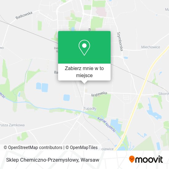 Mapa Sklep Chemiczno-Przemysłowy