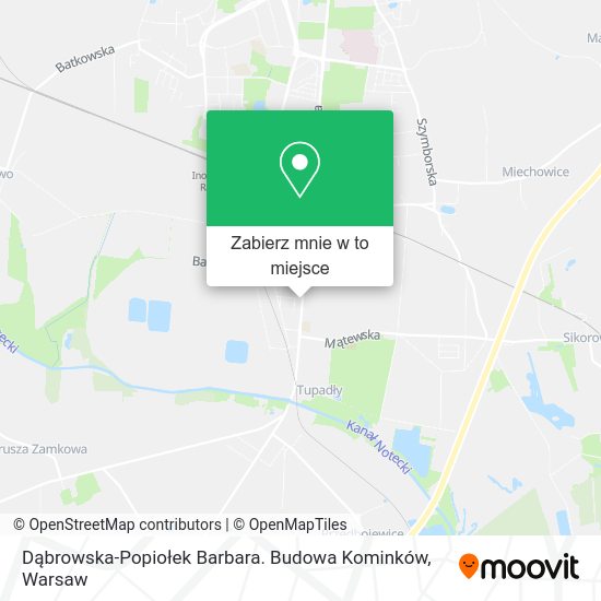 Mapa Dąbrowska-Popiołek Barbara. Budowa Kominków