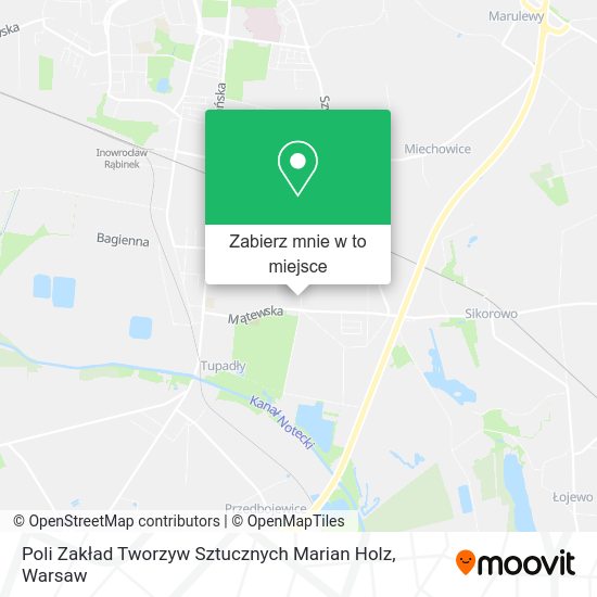 Mapa Poli Zakład Tworzyw Sztucznych Marian Holz