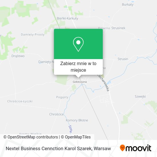 Mapa Nextel Business Cennction Karol Szarek