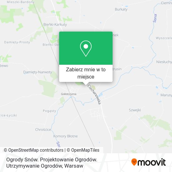 Mapa Ogrody Snów. Projektowanie Ogrodów. Utrzymywanie Ogrodów