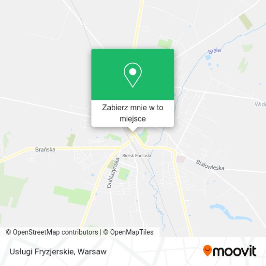 Mapa Usługi Fryzjerskie