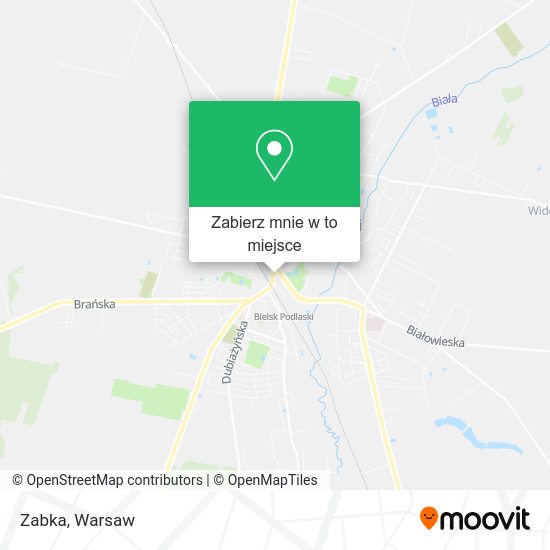 Mapa Zabka