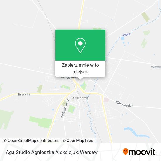 Mapa Aga Studio Agnieszka Aleksiejuk