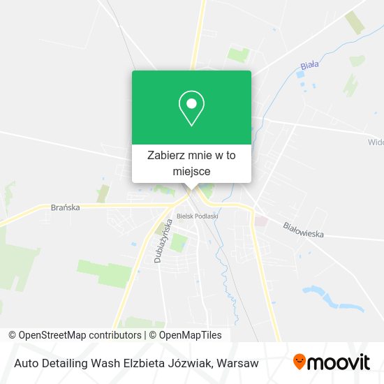 Mapa Auto Detailing Wash Elzbieta Józwiak