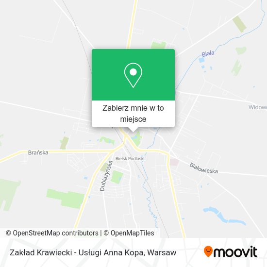 Mapa Zakład Krawiecki - Usługi Anna Kopa