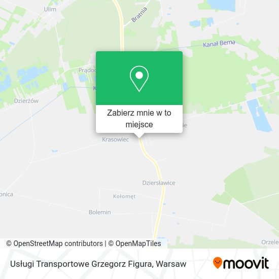 Mapa Usługi Transportowe Grzegorz Figura