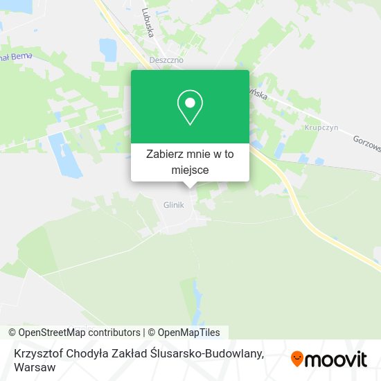 Mapa Krzysztof Chodyła Zakład Ślusarsko-Budowlany