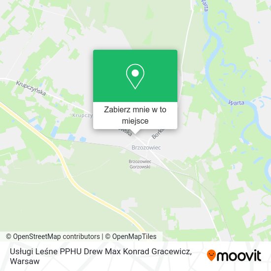 Mapa Usługi Leśne PPHU Drew Max Konrad Gracewicz