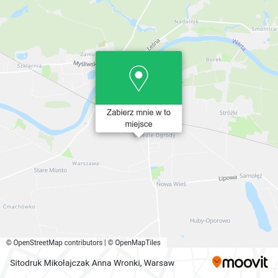 Mapa Sitodruk Mikołajczak Anna Wronki