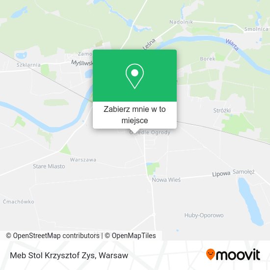 Mapa Meb Stol Krzysztof Zys