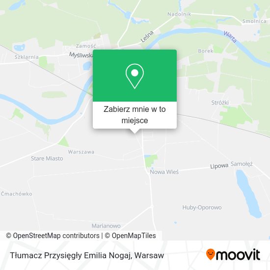 Mapa Tłumacz Przysięgły Emilia Nogaj