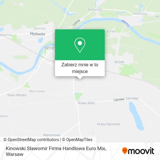 Mapa Kinowski Sławomir Firma Handlowa Euro Mix