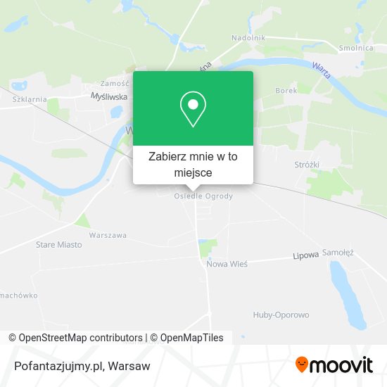 Mapa Pofantazjujmy.pl