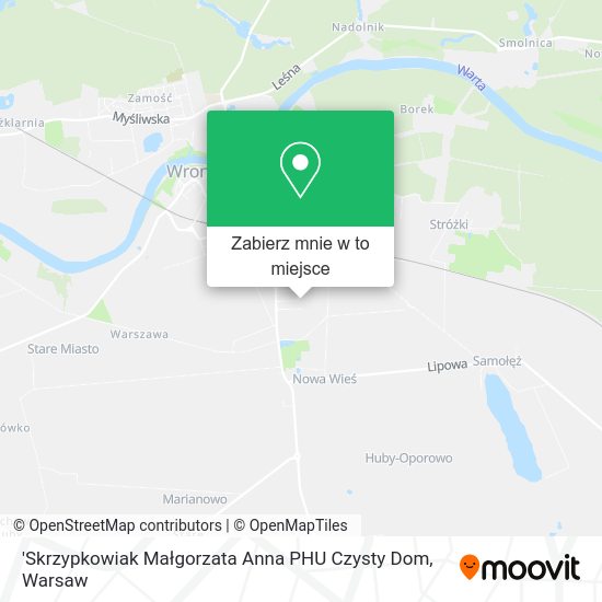 Mapa 'Skrzypkowiak Małgorzata Anna PHU Czysty Dom