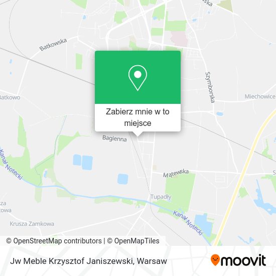 Mapa Jw Meble Krzysztof Janiszewski