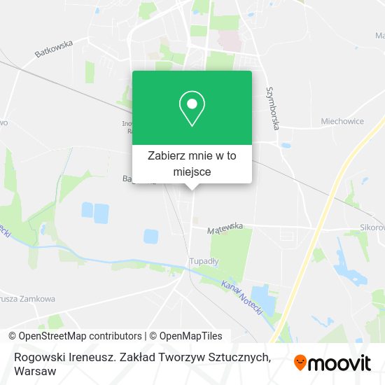 Mapa Rogowski Ireneusz. Zakład Tworzyw Sztucznych