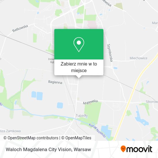 Mapa Waloch Magdalena City Vision