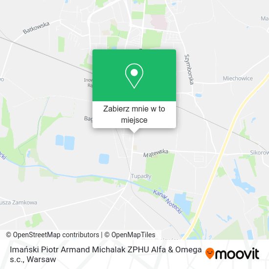 Mapa Imański Piotr Armand Michalak ZPHU Alfa & Omega s.c.