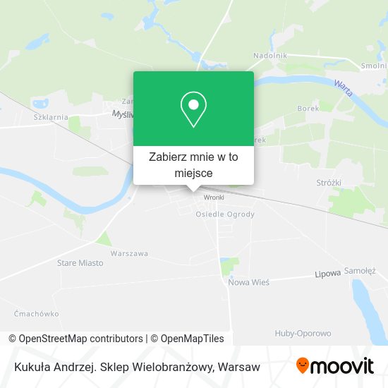 Mapa Kukuła Andrzej. Sklep Wielobranżowy