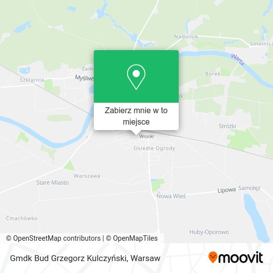 Mapa Gmdk Bud Grzegorz Kulczyński