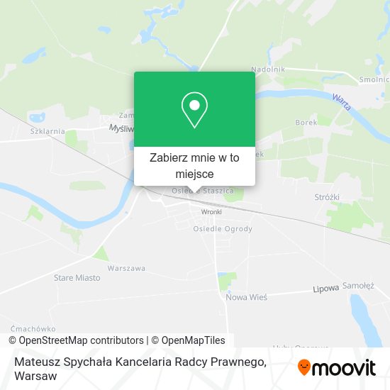 Mapa Mateusz Spychała Kancelaria Radcy Prawnego