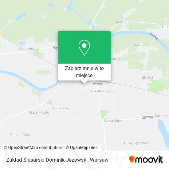 Mapa Zakład Ślusarski Dominik Jeżewski