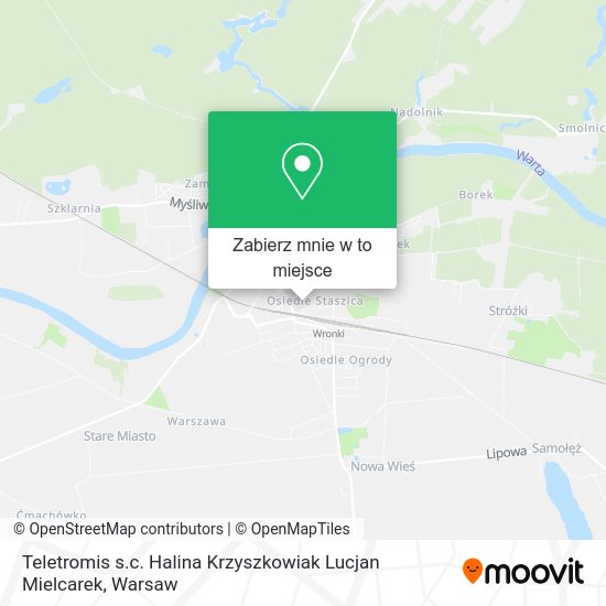 Mapa Teletromis s.c. Halina Krzyszkowiak Lucjan Mielcarek