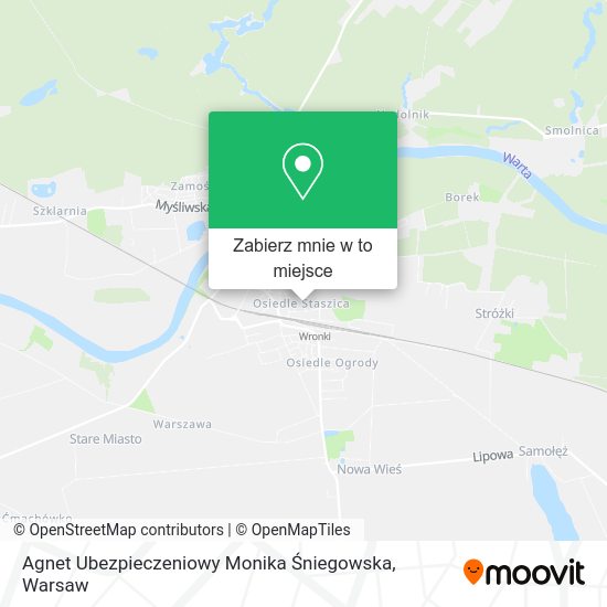 Mapa Agnet Ubezpieczeniowy Monika Śniegowska