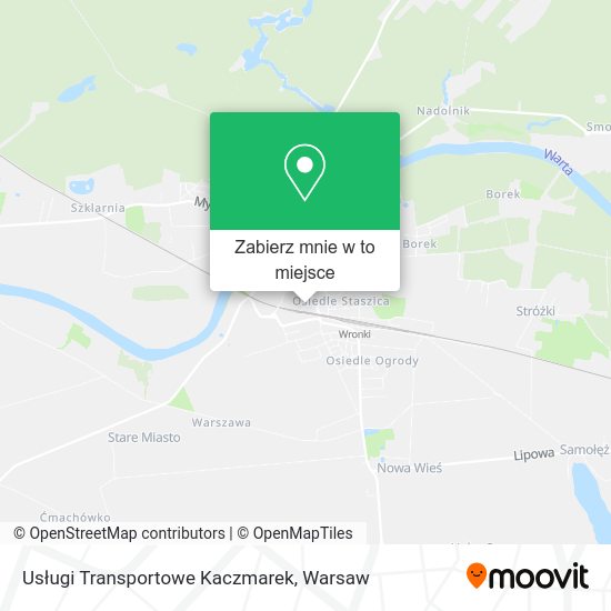 Mapa Usługi Transportowe Kaczmarek