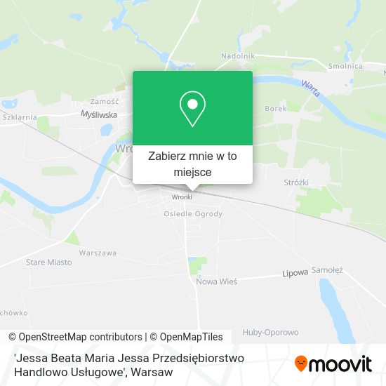 Mapa 'Jessa Beata Maria Jessa Przedsiębiorstwo Handlowo Usługowe'