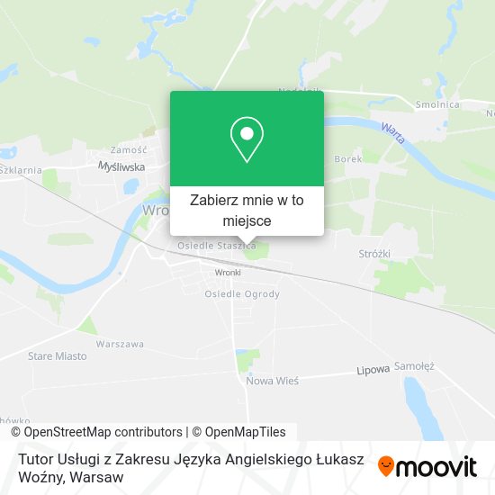 Mapa Tutor Usługi z Zakresu Języka Angielskiego Łukasz Woźny