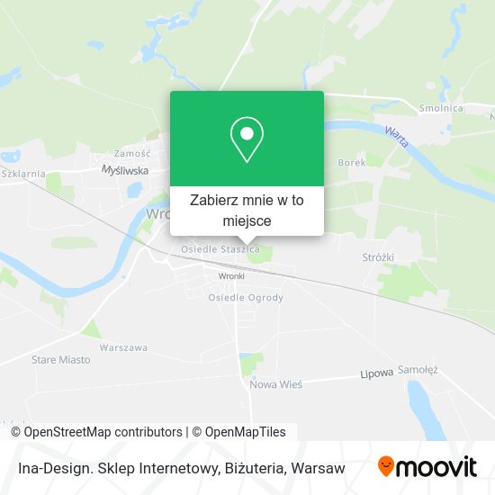 Mapa Ina-Design. Sklep Internetowy, Biżuteria