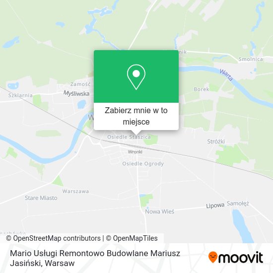 Mapa Mario Usługi Remontowo Budowlane Mariusz Jasiński