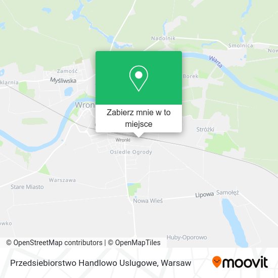 Mapa Przedsiebiorstwo Handlowo Uslugowe