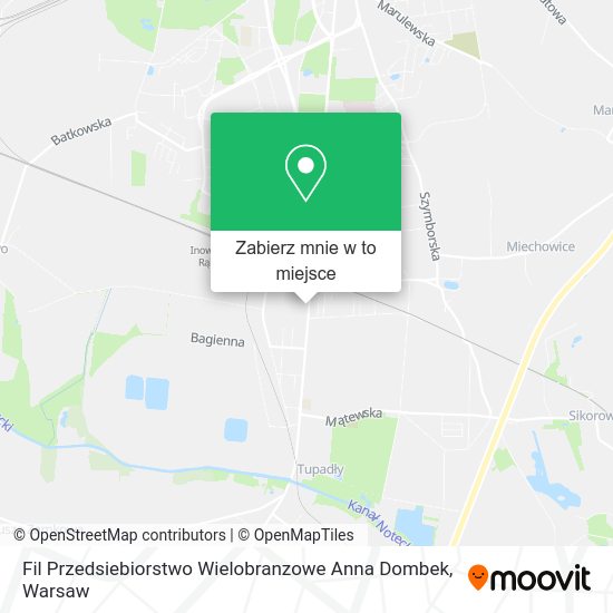 Mapa Fil Przedsiebiorstwo Wielobranzowe Anna Dombek