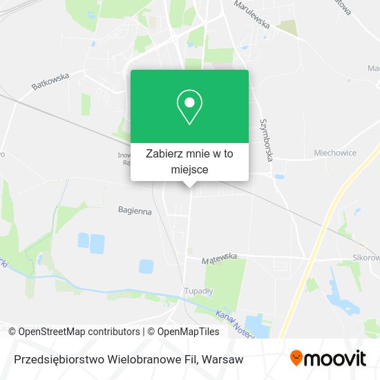 Mapa Przedsiębiorstwo Wielobranowe Fil