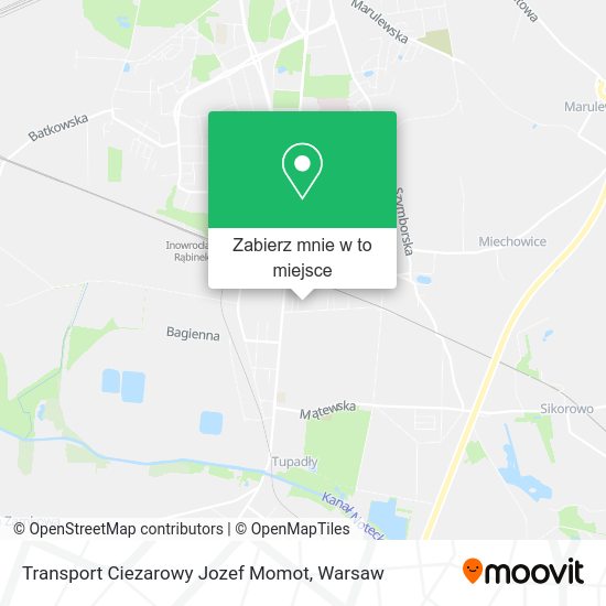 Mapa Transport Ciezarowy Jozef Momot