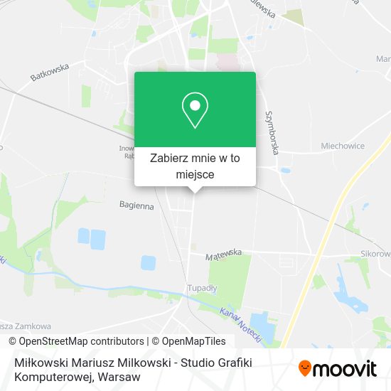 Mapa Miłkowski Mariusz Milkowski - Studio Grafiki Komputerowej