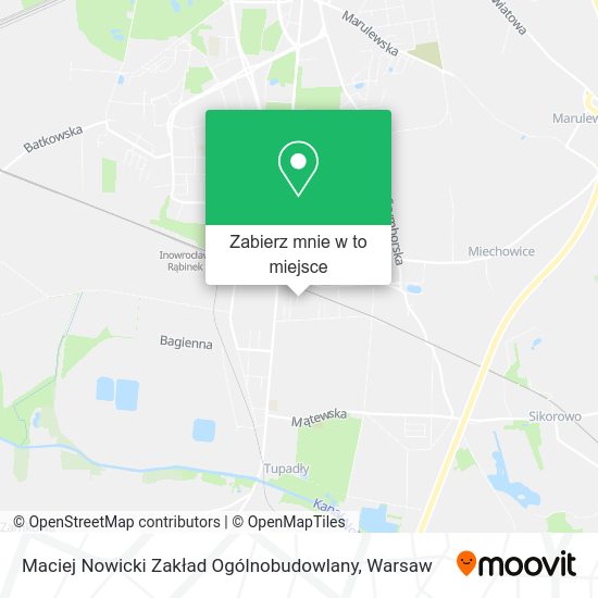 Mapa Maciej Nowicki Zakład Ogólnobudowlany