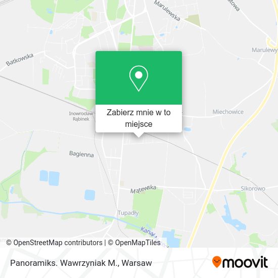 Mapa Panoramiks. Wawrzyniak M.