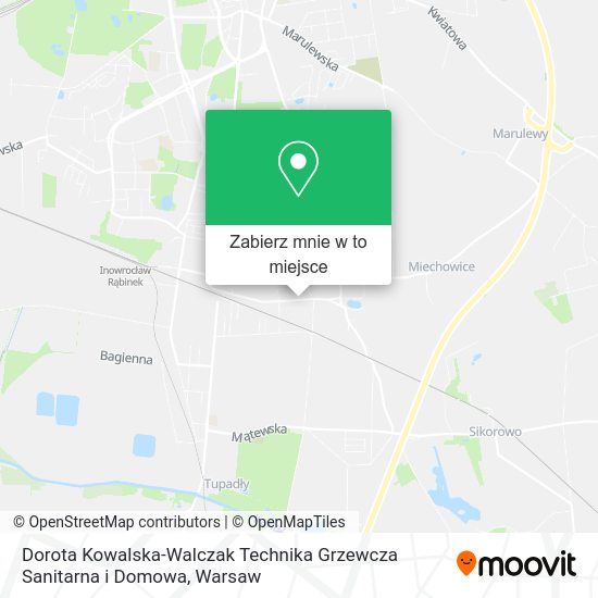 Mapa Dorota Kowalska-Walczak Technika Grzewcza Sanitarna i Domowa