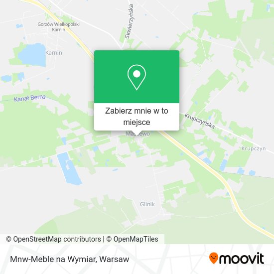 Mapa Mnw-Meble na Wymiar